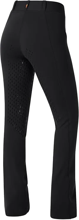 Kerrits Women's Coolcore Bootcut Horse Riding Tights – Cooling Equestrian Bootcut Leggings, Full Leg Silicone Grip, Pockets