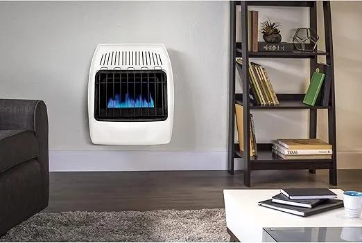 Dyna-Glo 20,000 BTU Natural Gas Blue Flame Vent Free Wall Heater, White