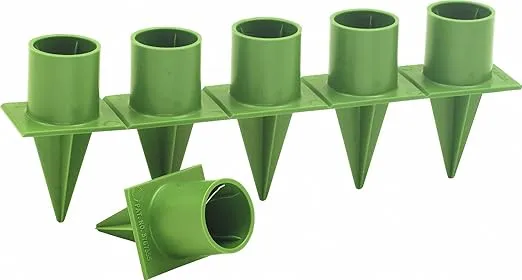 Taper Candle Holder Standard 1" Green 36 Pieces Per Package Candleholder