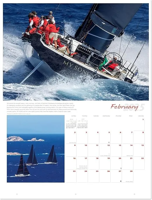 2025 Ultimate Sailing Calendar