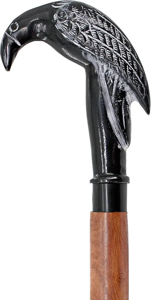 Design Toscano Hardwood Walking Stick
