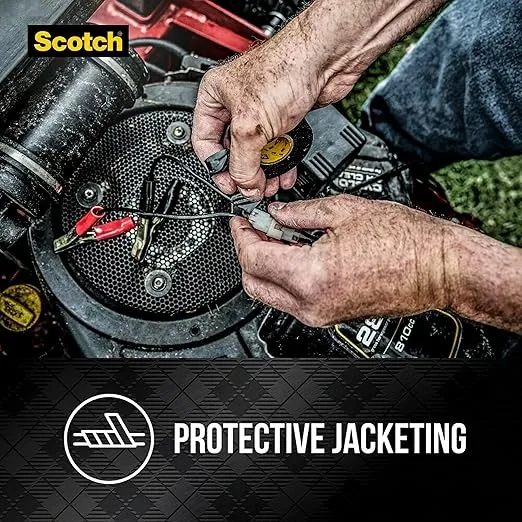 Scotch Super 33+ Vinyl Electrical Tape - Professional-Grade, All-Weather, Flame-Resistant - Black - 3/4 Inch x 66-Foot (2 Pack)