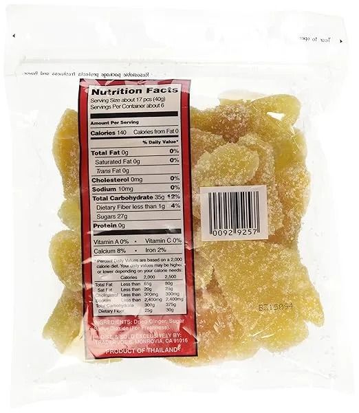 Trader Joe's Crystallized Candied Ginger (8 Oz.)
