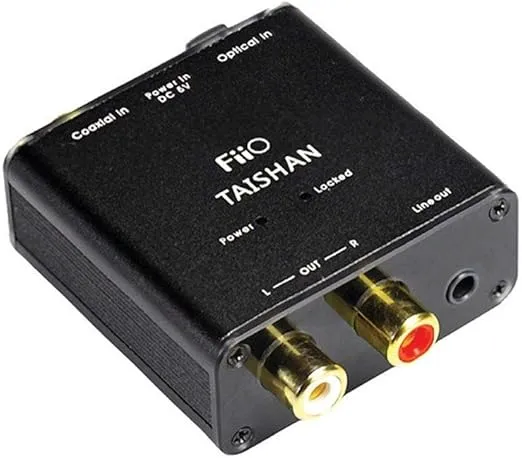 FiiO D3 (D03K) Digital to Analog Audio Converter - 192kHz/24bit Optical and Coaxial DAC
