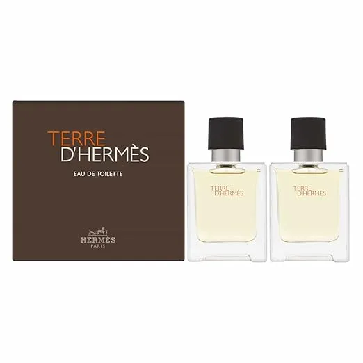 Hermes Terre D' 2 Piece Gift Set for Men, Citrus, 1.6 Fl Oz