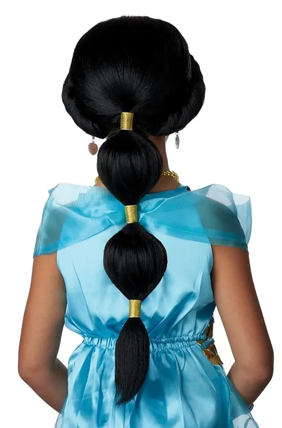 California Costumes, Arabian Princess Wig, Black