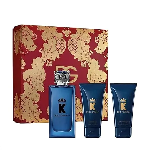 Dolce & Gabbana K for Men Set 3.3 oz. EDP 1.7oz, A/S/Balm and 1.7 Sh/Gel