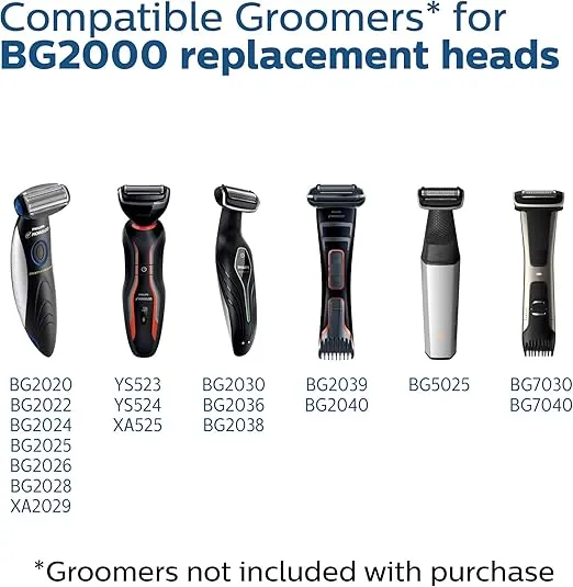 Philips Norelco Genuine Bodygroom Replacement Trimmer/Shaver Foil, BG2000/40
