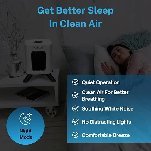 iAdapt 2.0 H13 HEPA Filter Air Purifier Reduces 99% of Viruses, Mold, Dust, Smoke, Pollen & Odors Quietest on The Market WiFi Compatible 1,325 Sq Ft of Clean Air