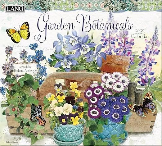 LANG Garden Botanicals 2025 Wall Calendar (25991002014)