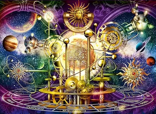 Ravensburger Golden Solar System 500 Piece Jigsaw Puzzle for Adults - 16981 - Every Piece is Unique, Softclick Technology Means Pieces Fit Together Perfectly