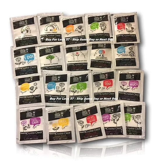 Cut Flower Food Floralife Crystal Clear 20 Powdered Packets