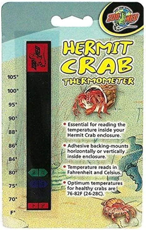 Zoo Med Laboratories SZMHC10 Hermit Crab Thermometer