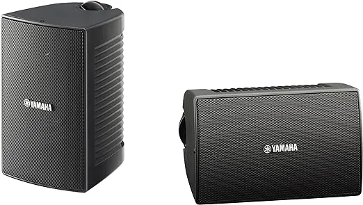 YAMAHA NS-AW194BL High-Performance All-Weather Speakers, Black
