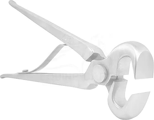 10” Farrier Hoof Nipper - Chrome Vanadium Steel with Pre-Loaded Spring, Precision Hand-Aligned Blades, Ideal for Foal, Shetland, Miniature, Donkey, and Pony Hoof Trimming.