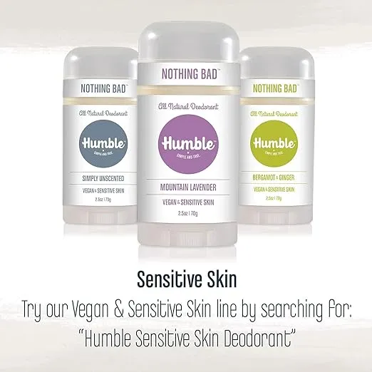 HUMBLE BRANDS Patchouli Copal Frankincense Deodorant, 2.5 OZ