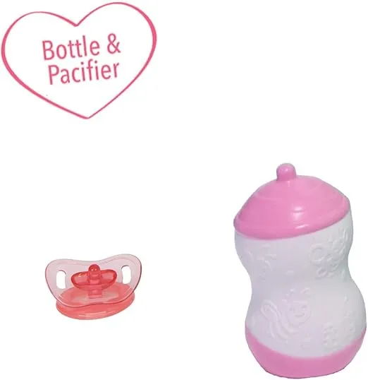 JC Toys ‘Lots to Cuddle Babies’ 20-Inch Pink Soft Body Baby Doll and Accessories Designed by Berenguer, Pink - caucasian