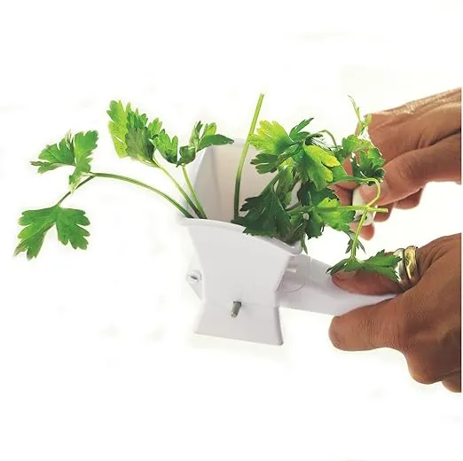 Norpro Herb Mill, 6.25in/16cm, White