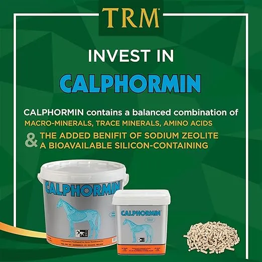 TRM Calphormin Nutrient-Rich Horse Supplement for Optimal Skeletal Development of Young Horses - 6.6 lb (3 Kg) - Bucket - 6.6 lb