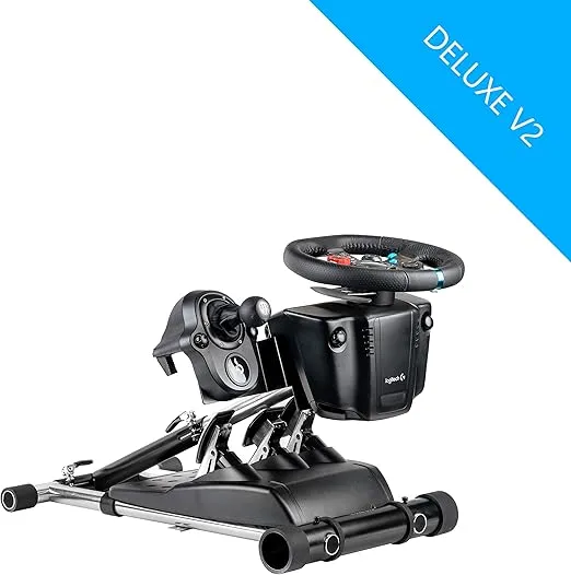 Wheel Stand Pro G Racing Wheel Stand Compatible With Logitech G29 G923 G920 G27 & G25 Wheels, Deluxe, Original V2. Wheel and Pedals Not included.