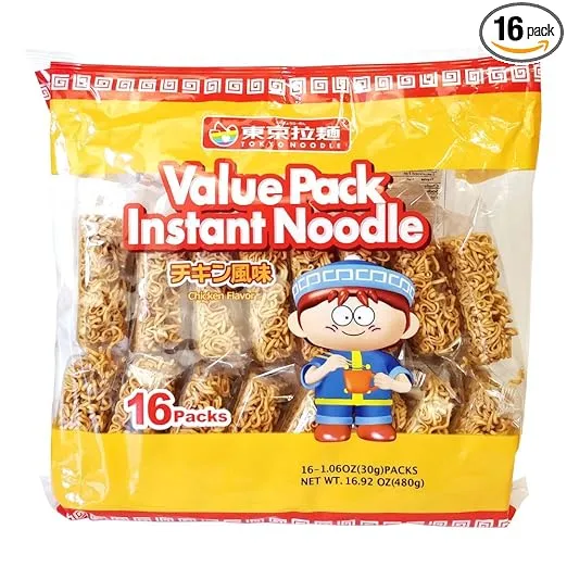 Tokyo Noodle Value Pack Instant Noodle Chicken Flavour 16 Packs 480g