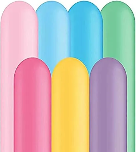 Qualatex 260Q Vibrant Assortment Tying Balloons (100ct)