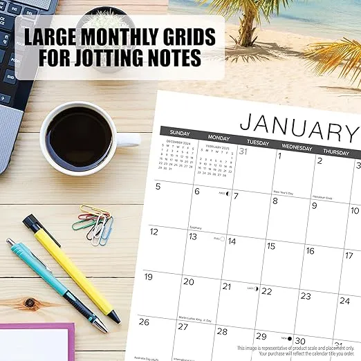 Willow Creek Press Sailing Monthly 2025 Wall Calendar (12" x 12")