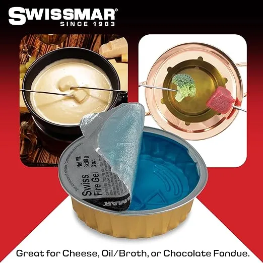 Swissmar F65200 Fire Gel Cans, 3-Ounce, Set of 3