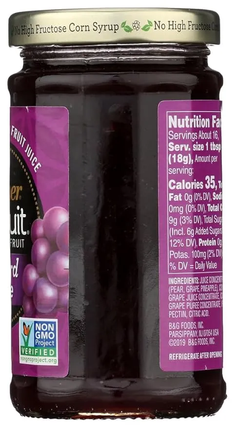 Polaner All Fruit with Fiber Grape Spreadable Fruit 10 oz (Pack of 12)