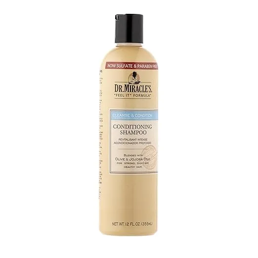 Dr. Miracles Cleanse & Condition Shampoo 12oz (3 Pack)