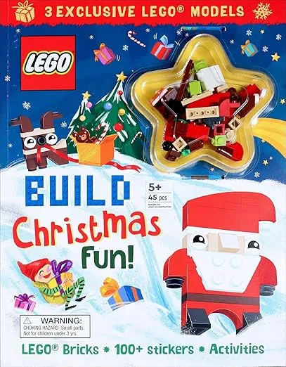 LEGO Books: Build Christmas Fun! (Activity Book with Minifigure)