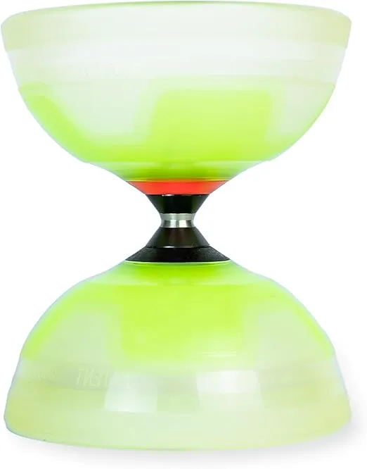 SUNDIA Falcon Series - Professional Triple Bearing Diabolo for Enhanced Balance, Long Spins, High Performance for All Tricks and Levels - Beginners to Pros, Juggling Chinese Yoyo - Green