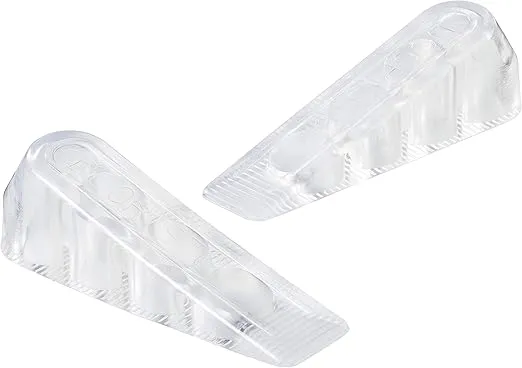 Scotch Door Stoppers, 2 Count, 1-1/8 in., Flexible Material Assures Snug Fit Under Door, Easy to Use Door Stops for Bottom of Door (SP947)