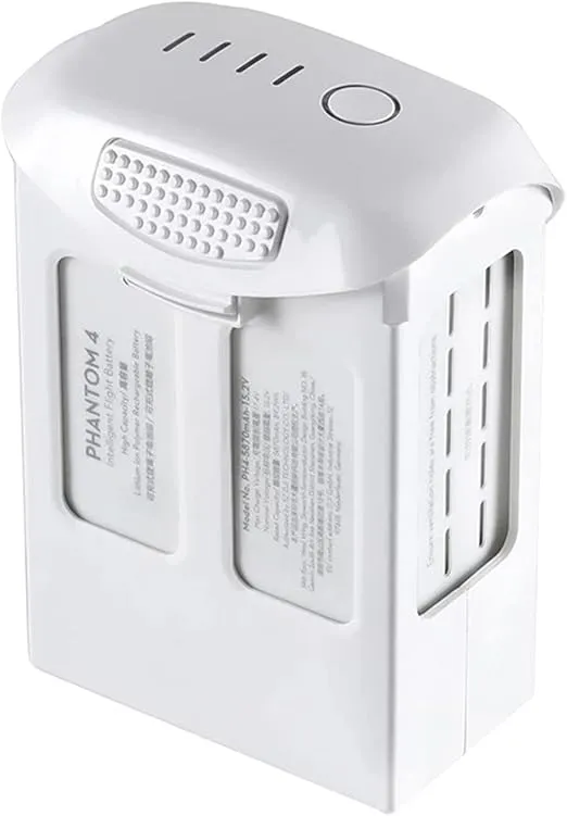 OriginalDJI Phantom 4 Intelligent Flight Battery High Capacity 5870mAh for DJI Phantom 4 Advanced, 4 Pro, 4 Pro V2.0, 4 RTK-OEM Phantom 4 Series Intelligent Flight Battery High Capacity 5870mAh 2 Pack