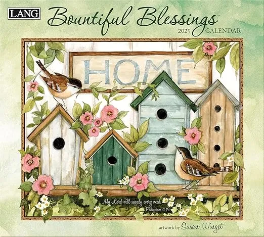 Lang, Bountiful Blessings 2025 Wall Calendar by Susan Winget