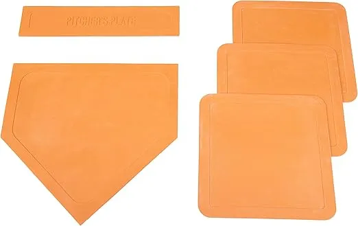 Orange Throw Down Bases (5 Piece)