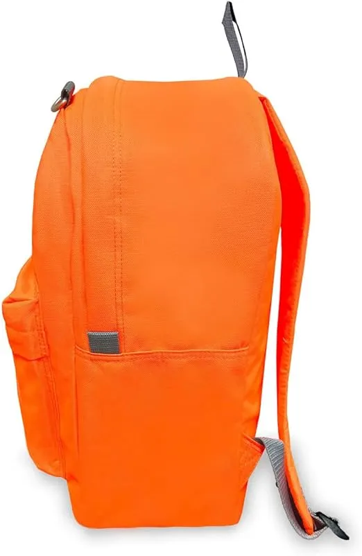 Everest Classic Backpack, Tangerine, One Size