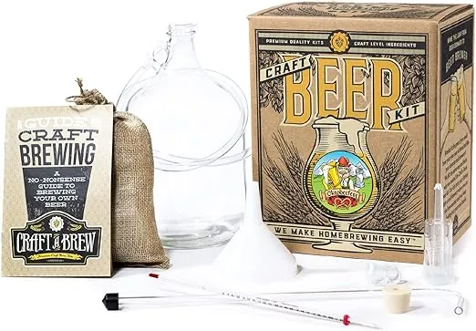 Craft A Brew - Oktoberfest Ale - Beer Making Kit - Make Your Own Craft Beer - Complete Equipment and Supplies - Starter Home Brewing Kit - 1 Gallon