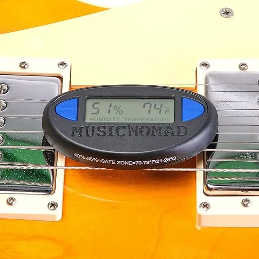 MusicNomad HONE - Guitar Hygrometer - Humidity & Temperature Monitor (MN312)