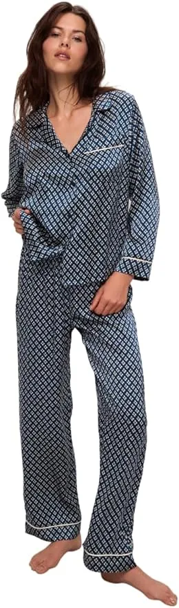 Eberjey Inez Long Pajama Set