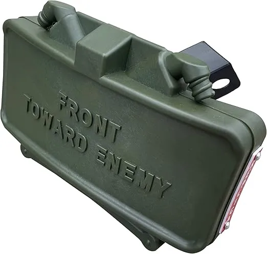 Claymore Hitch Cover Front Toward Enemy for for 2-Inch Standard Receivers - Durable, Weatherproof & Unique Tow Hitch Cover Pickup Truck Accessory Funny Claymore Shaped
