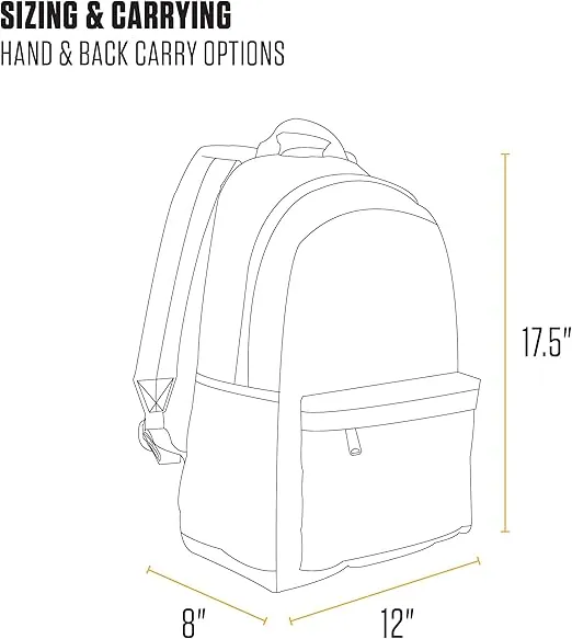 Carhartt 21L, Durable Water-Resistant Pack W/ 15" Laptop Sleeve and Multiple Organizational Compartments, Classic Backpack (Blind Duck Camo), PFAS Free