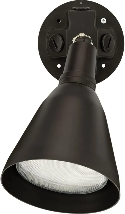 Progress Lighting P5202-20 Par Lampholder Outdoor, 4-13/16-Inch Diameter x 11-5/16-Inch Height, Bronze