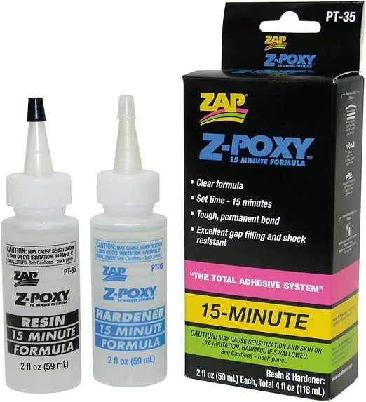 ZAP Glue Zap Z-Poxy 15 Minute Epoxy PAAPT35 Epoxies