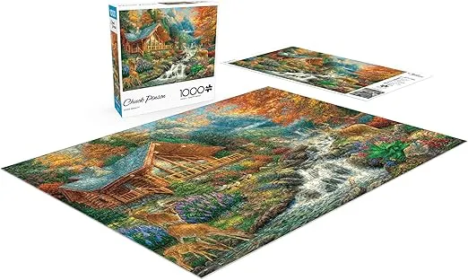 Buffalo Games - Alpine Serenity - 1000 Piece Jigsaw Puzzle with Hidden Images