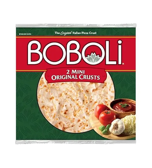 Boboli, 2 Mini 8" Pizza Crusts, 10oz Package (Pack of 3)