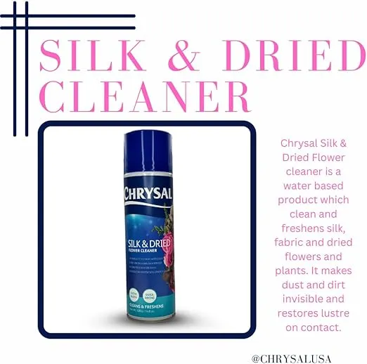 Chrysal Silk and Dried Flower Cleaner, 14.8 oz (2 Pack)