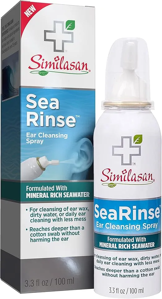 Similasan Searinse Ear Spray for Ear Cleaning and Ear Wax, 3.3 Fl Oz