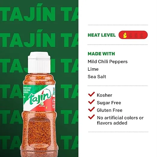 Tajín Clásico Seasoning, Mini Tajín Mexican Seasoning 1.6 oz (Pack of 1)