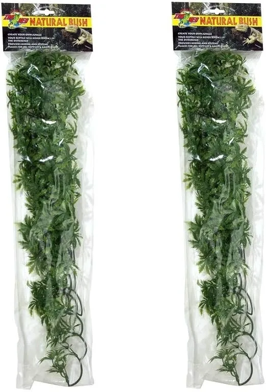 Zoo Med Natural Bush - Canabis Aquarium Plant Large (22 Tall) - Pack of 2